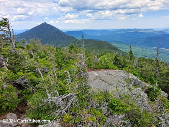 View of nearby mountains: West Peak as viewed from South Horn