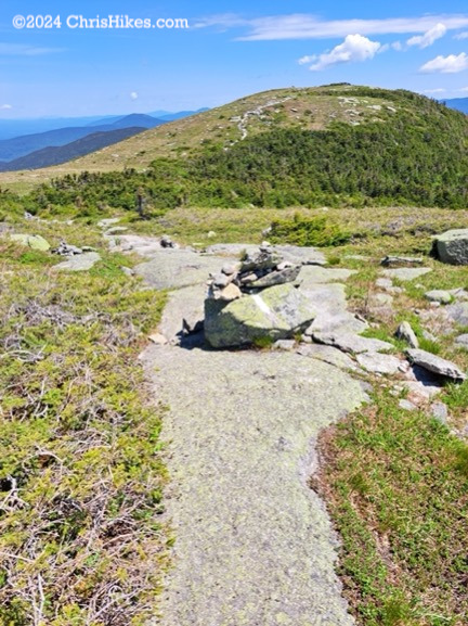 Photograph of nearby mountain summit